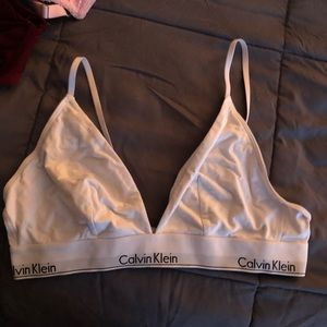 Calvin Klein logo bralette